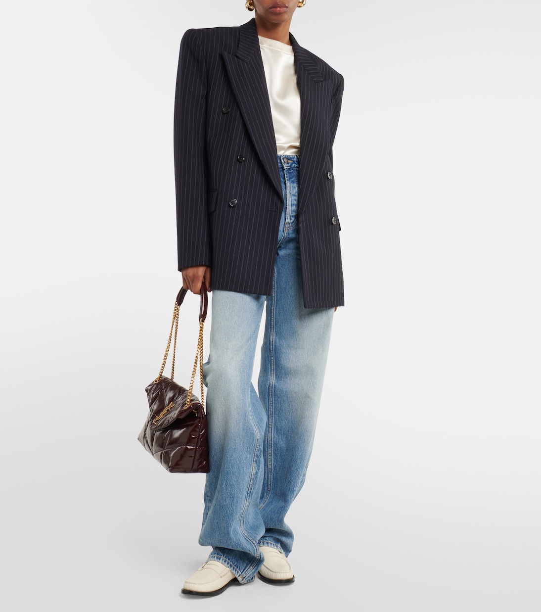 Le Loafer leather loafers | Saint Laurent