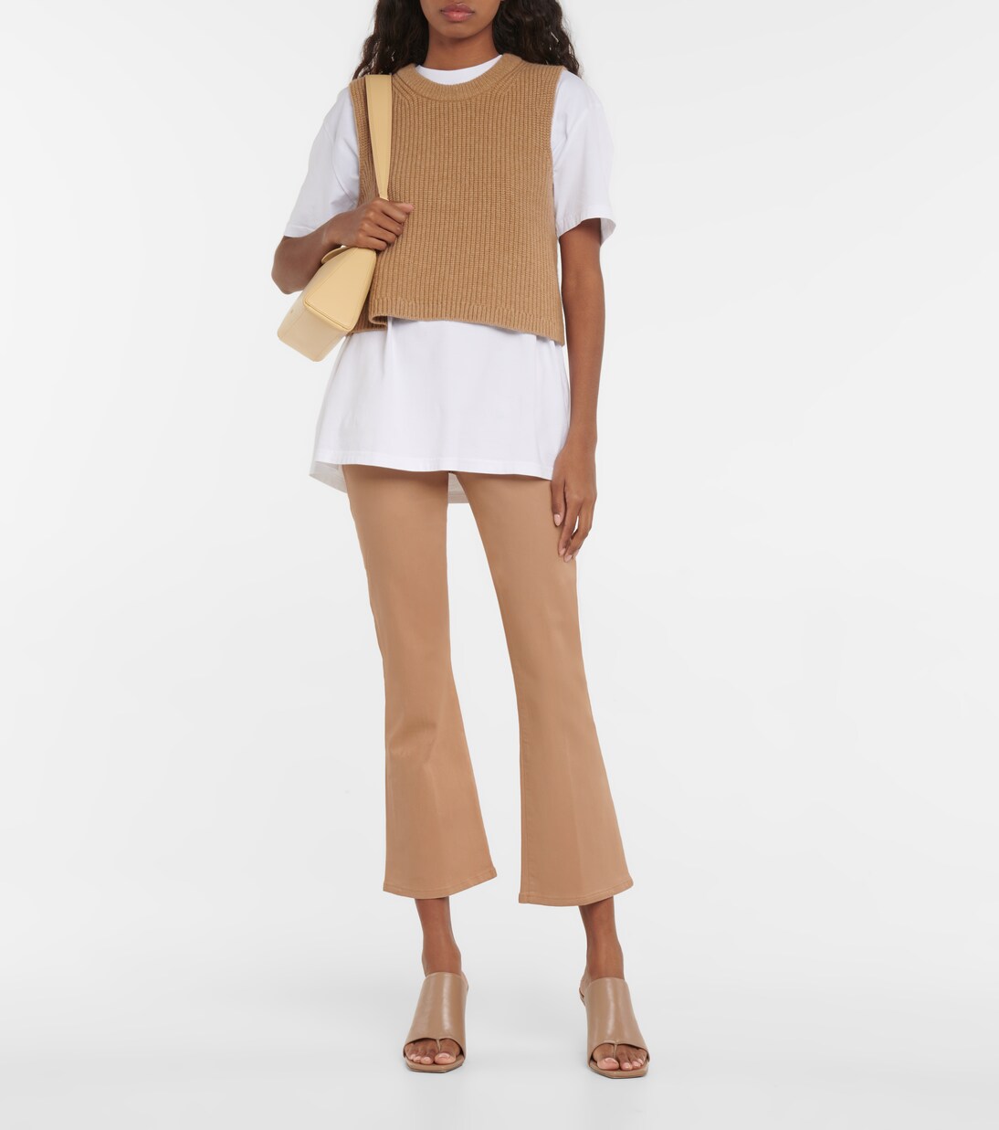 Jean Le Crop Mini Boot à taille mi-haute | Frame