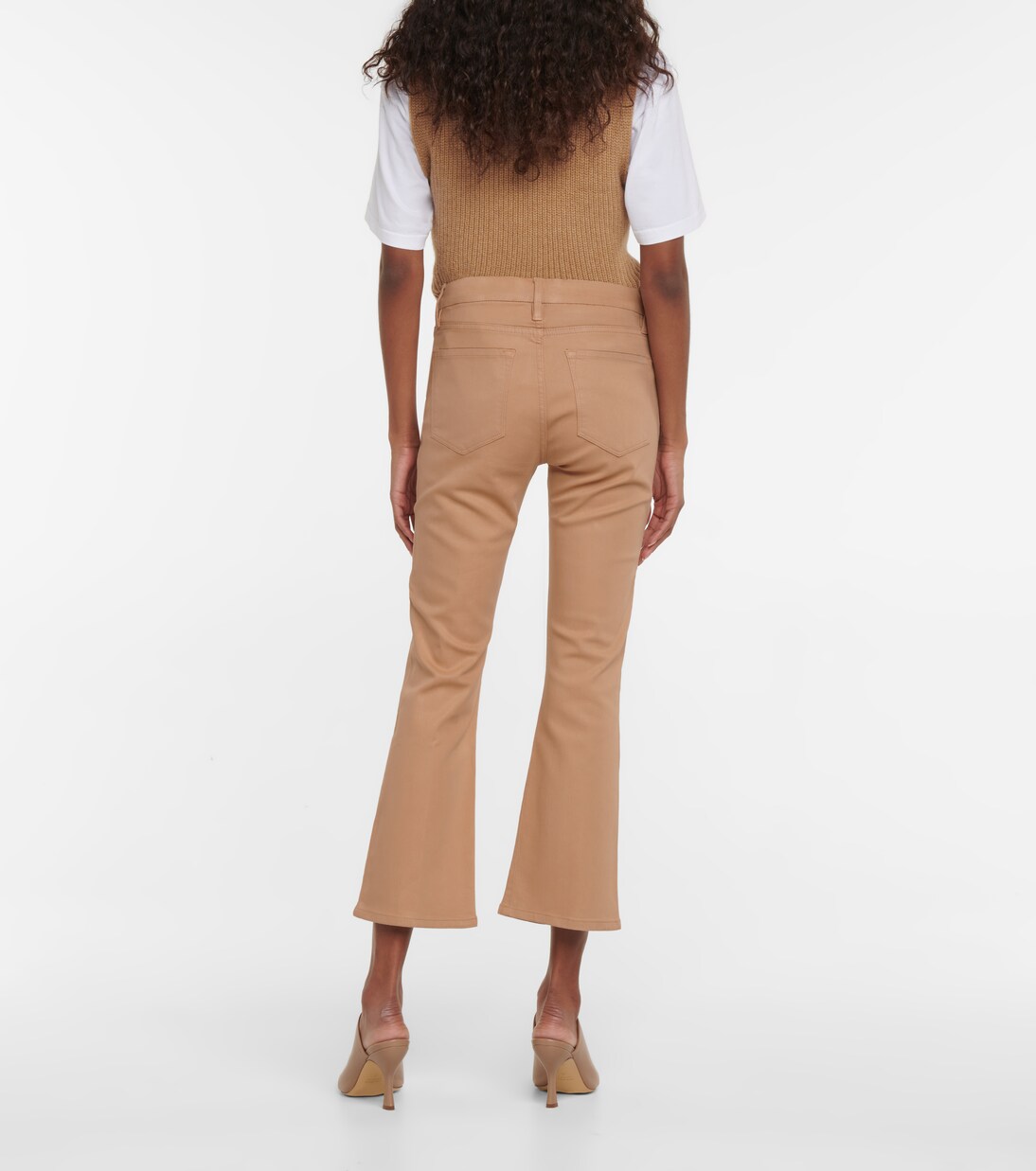 Jean Le Crop Mini Boot à taille mi-haute | Frame