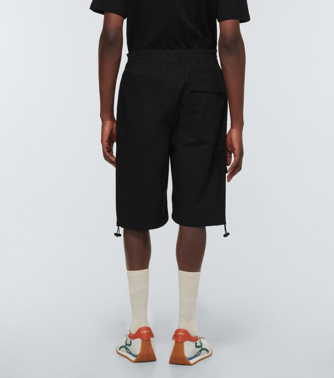 Shorts aus Baumwolle mit Kordelzug | Loewe