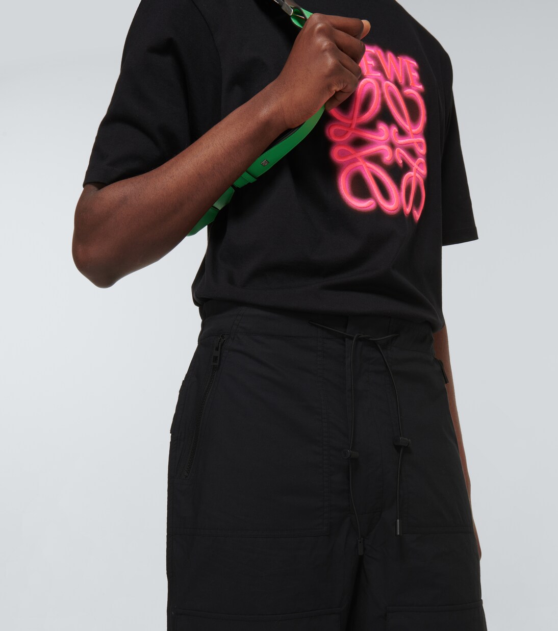 Shorts aus Baumwolle mit Kordelzug | Loewe