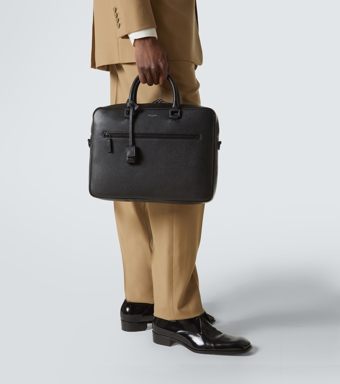 Serviette Sac de Jour en cuir | Saint Laurent