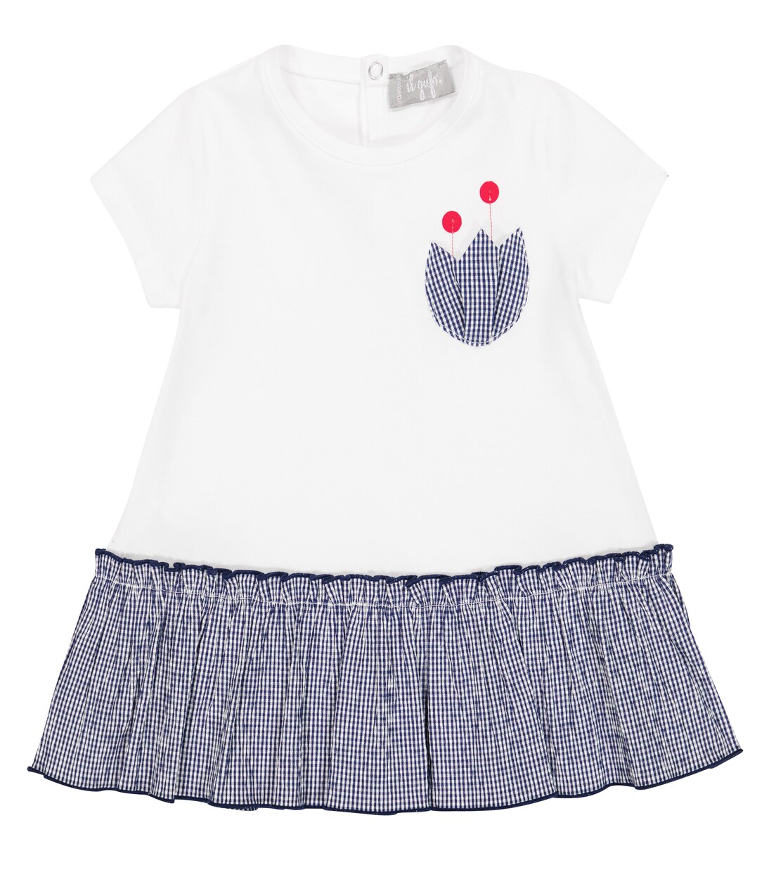 Baby cotton-blend dress | Il Gufo