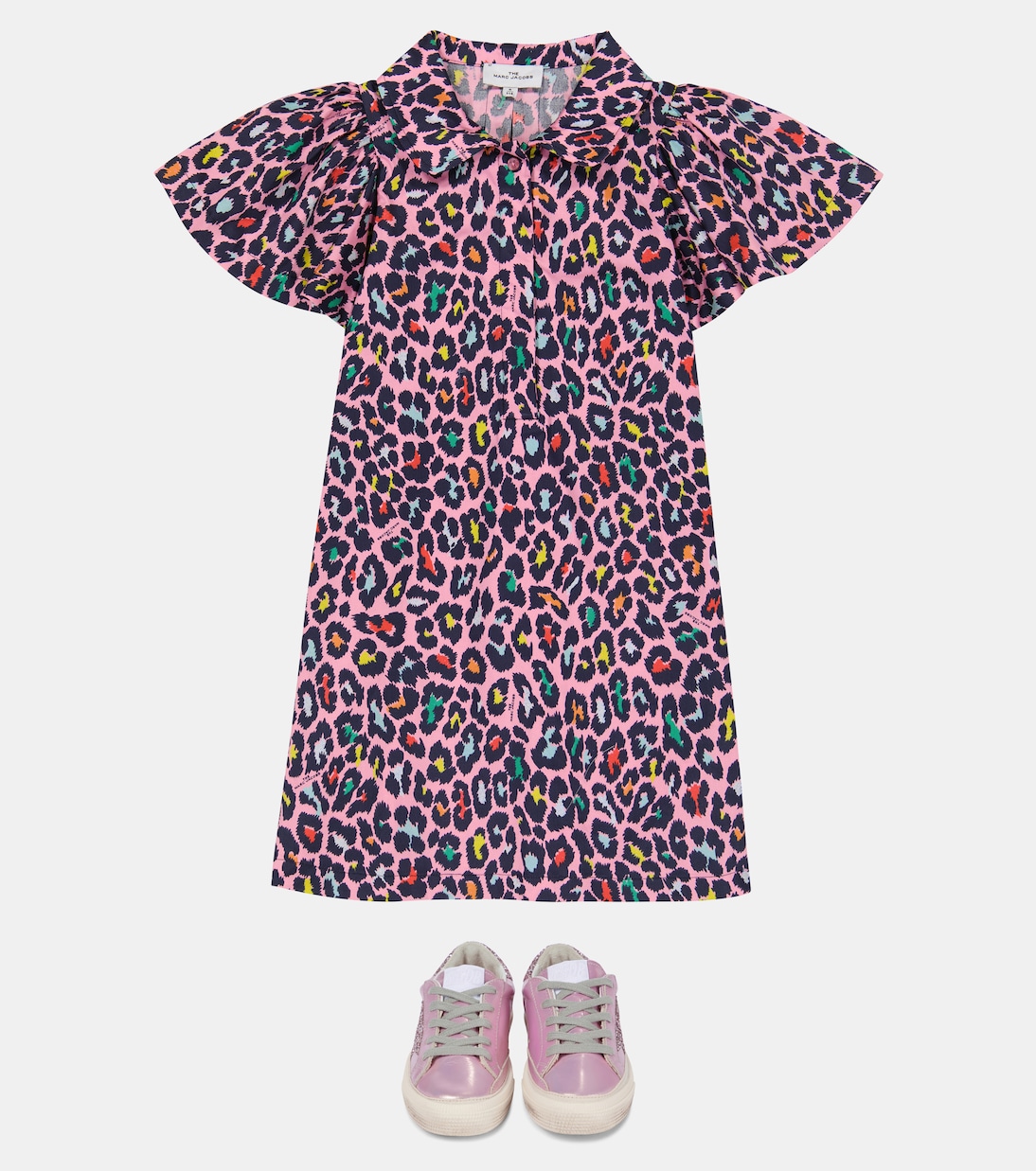 Leopard printed cotton dress | Marc Jacobs Kids