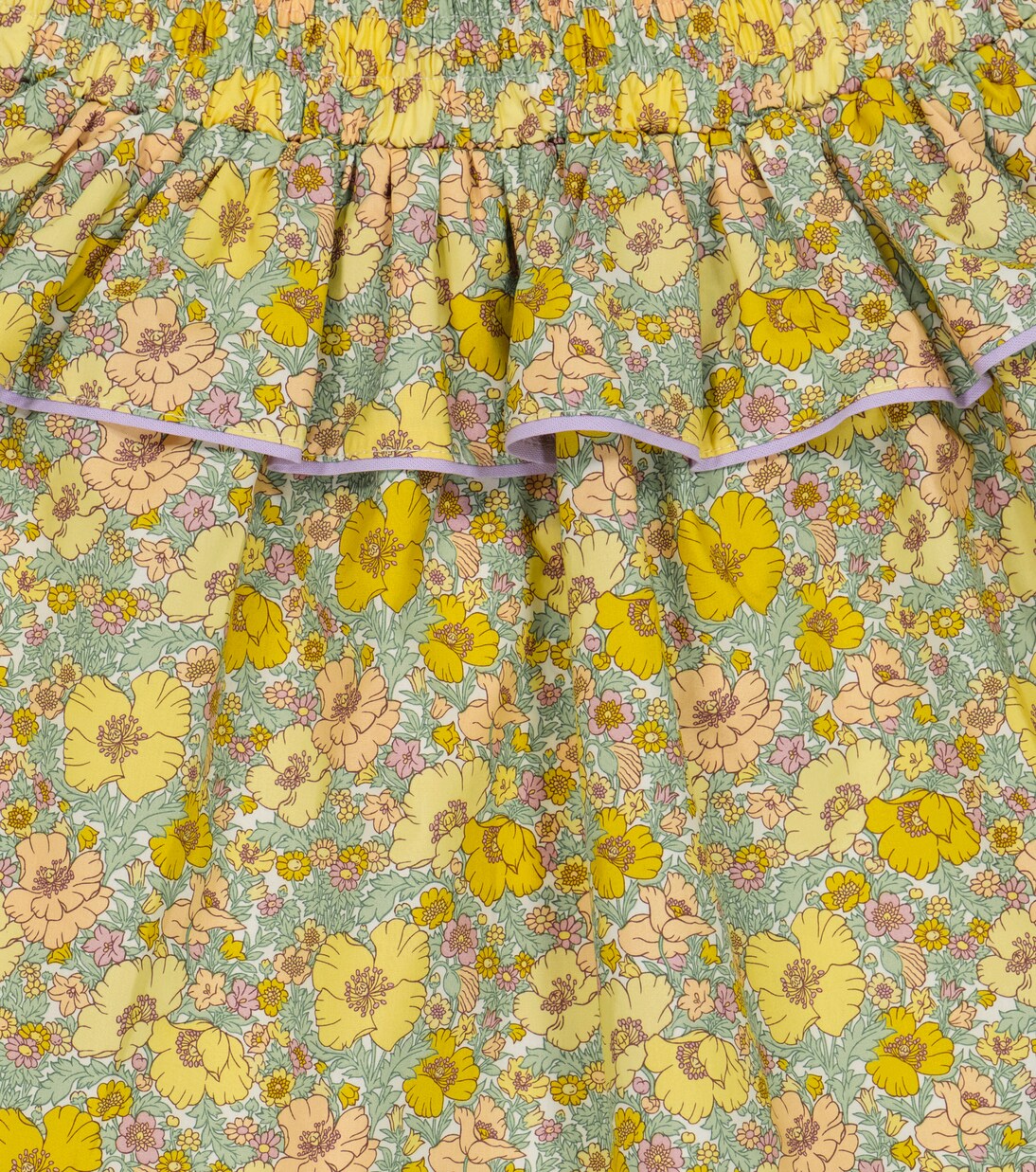 Jupe Bella en coton à fleurs | Paade Mode