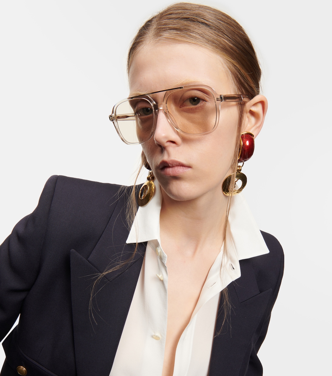 Aviator acetate sunglasses | Saint Laurent