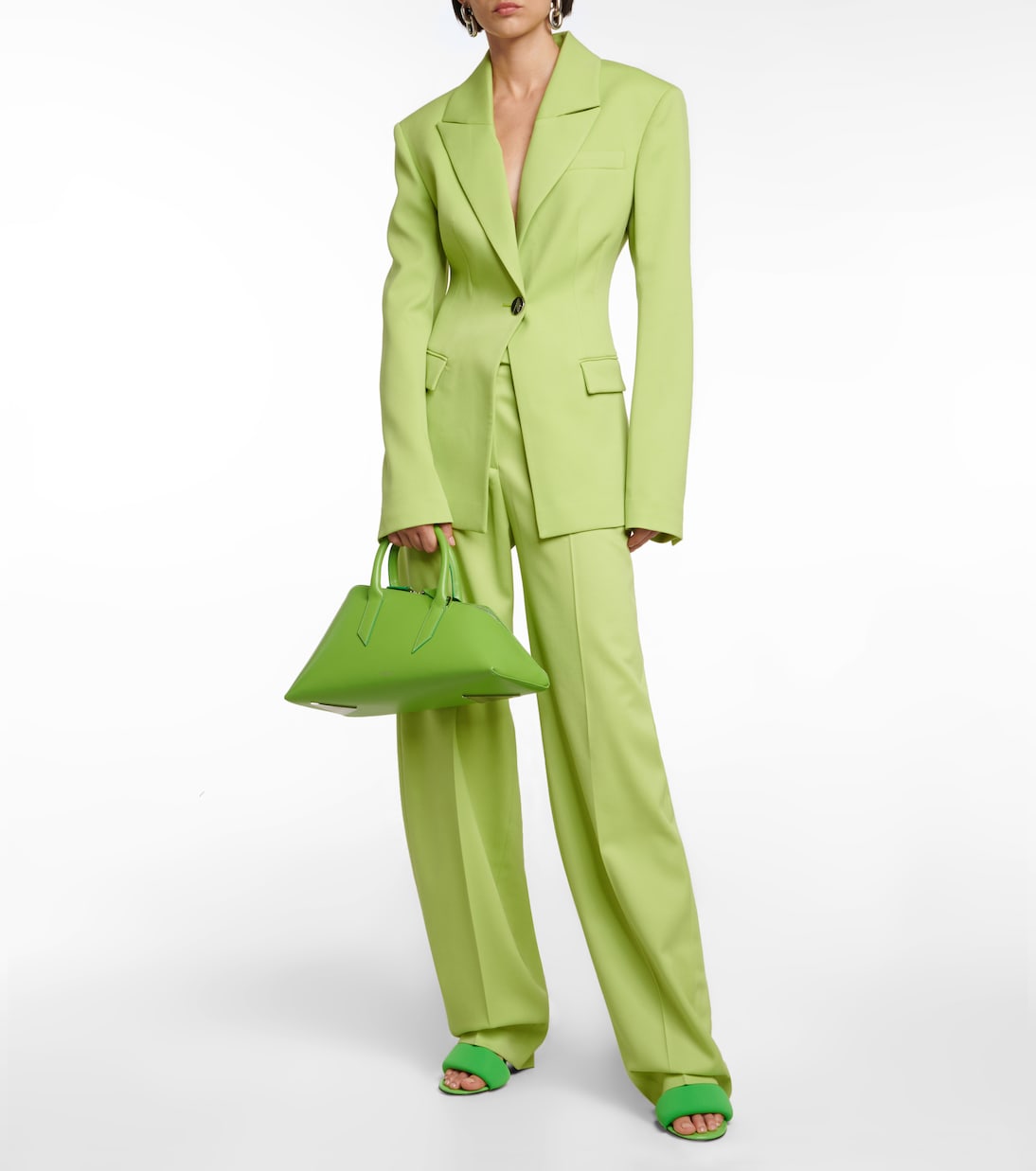 Slingback-Sandalen Rem mit Lackleder | The Attico