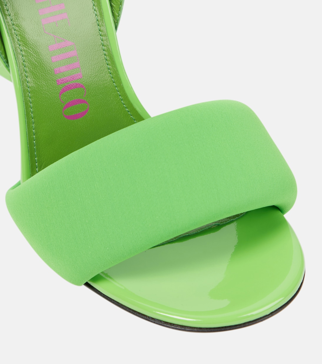 Slingback-Sandalen Rem mit Lackleder | The Attico