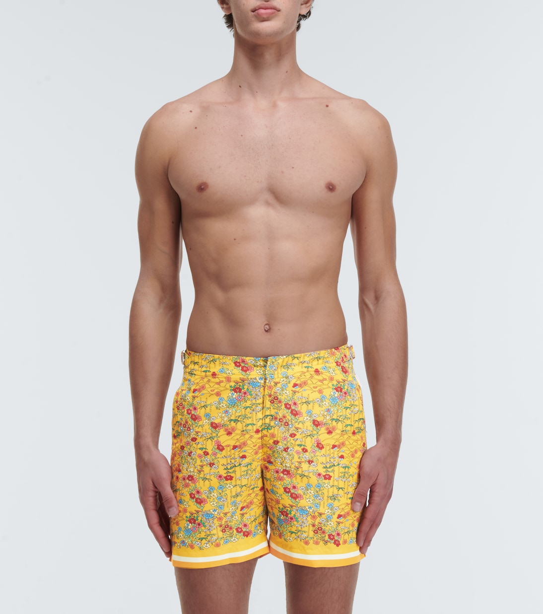 Bulldog floral swim trunks | Orlebar Brown