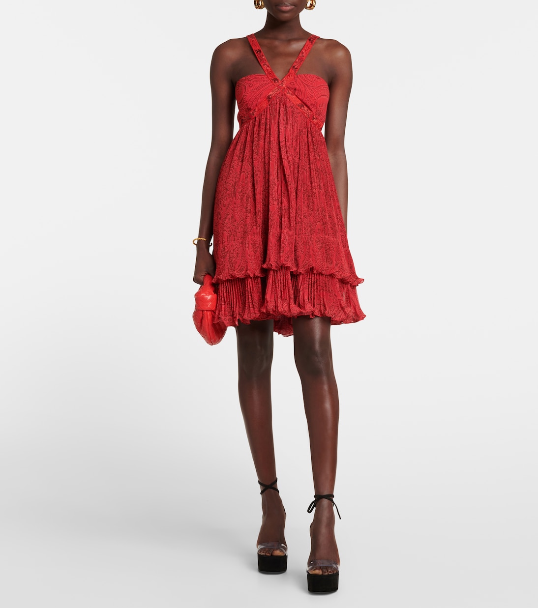 Sita suede platform sandals | Amina Muaddi