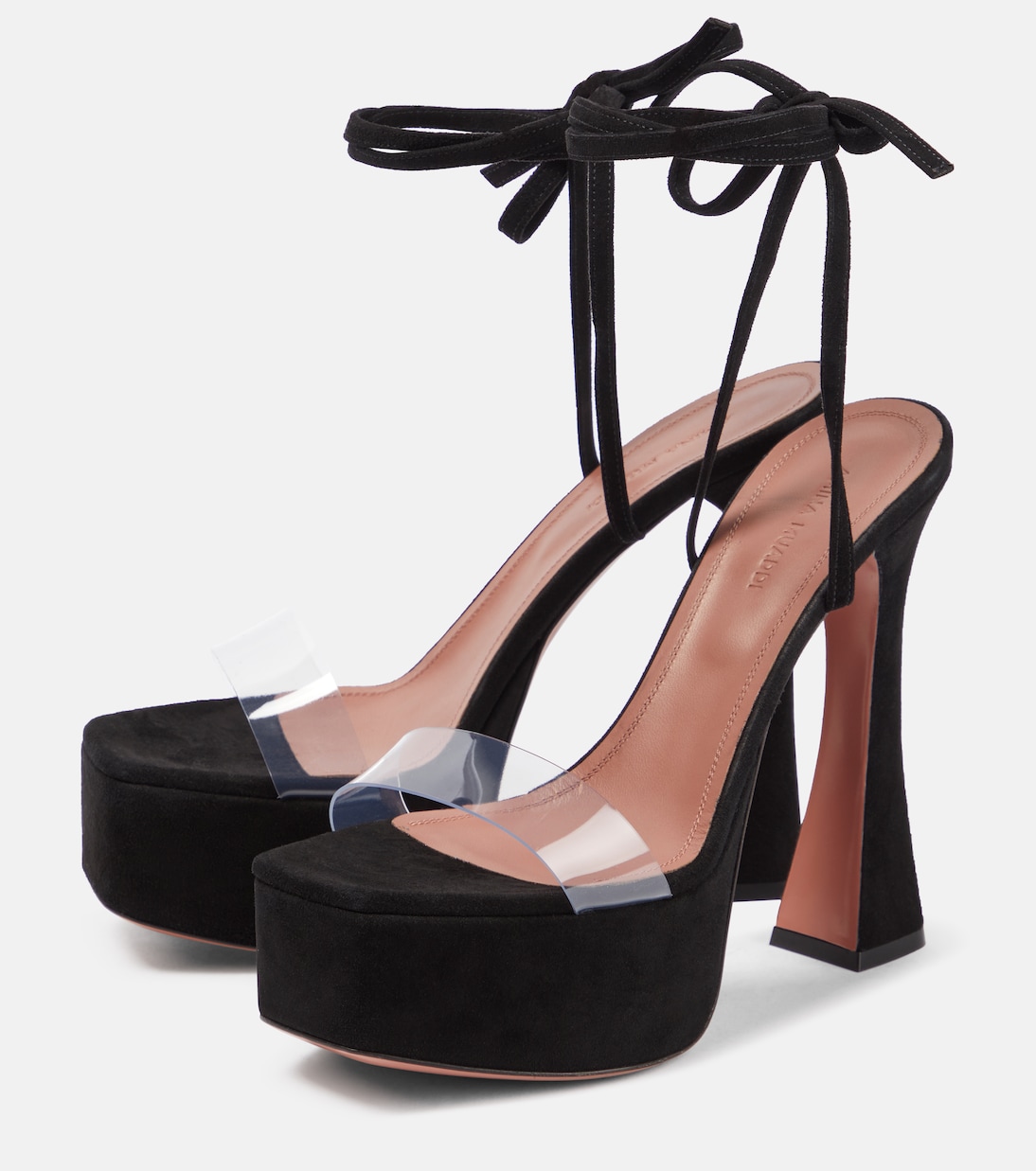 Sita suede platform sandals | Amina Muaddi