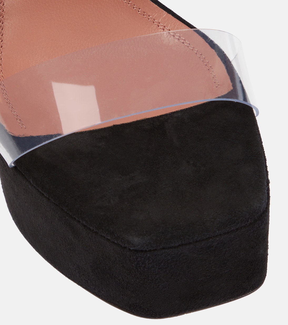 Sita suede platform sandals | Amina Muaddi