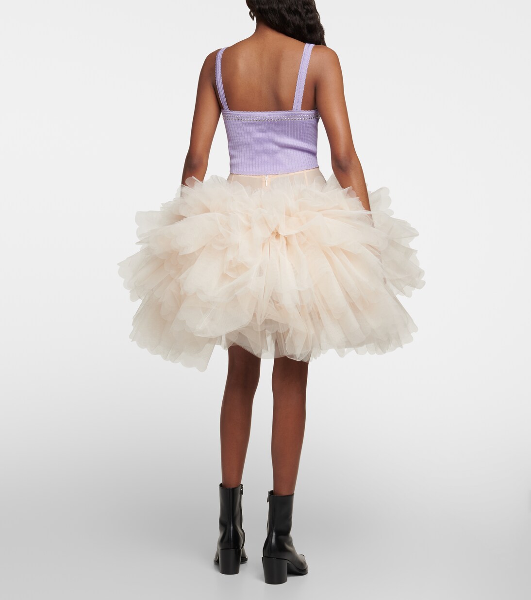 Embellished knit top | Rabanne