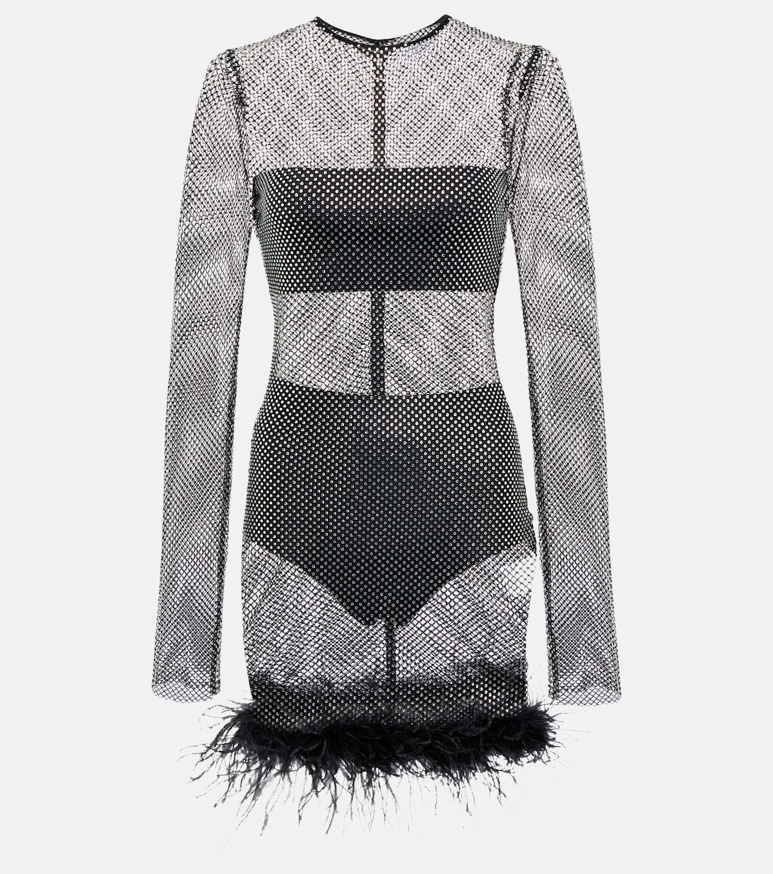 Minikleid mit Federn | Giuseppe di Morabito