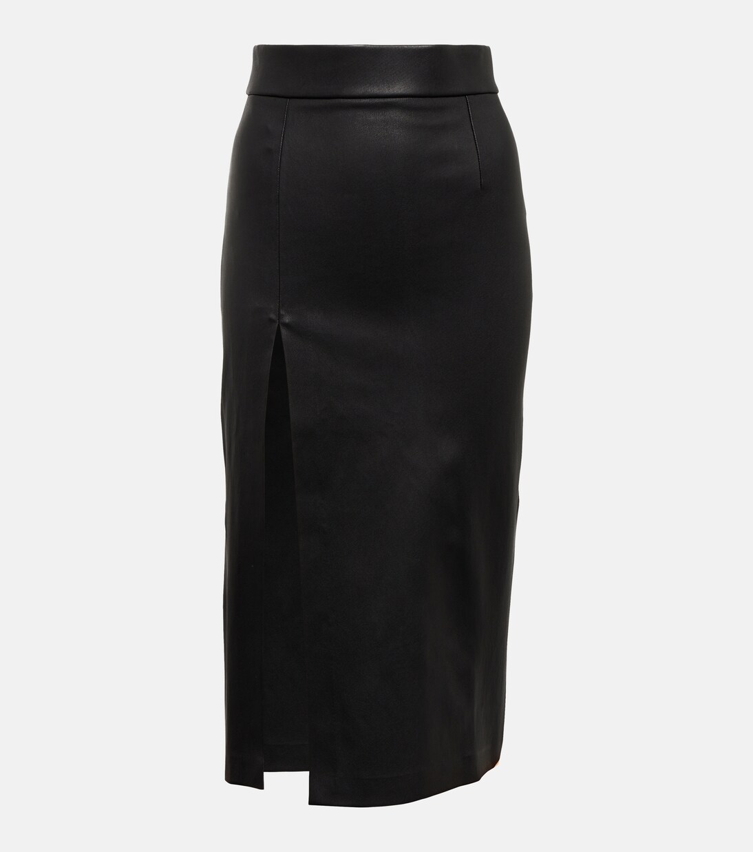 Lea leather midi skirt | Stouls