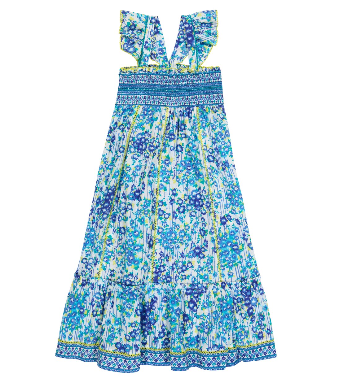 Cindy floral cotton dress | Poupette St Barth Kids