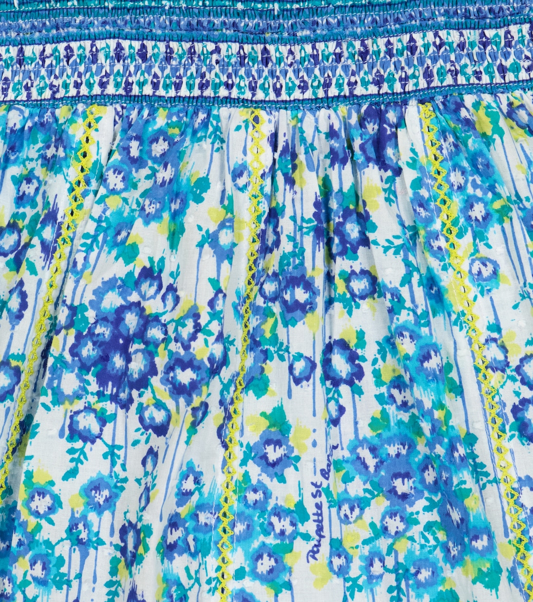 Cindy floral cotton dress | Poupette St Barth Kids