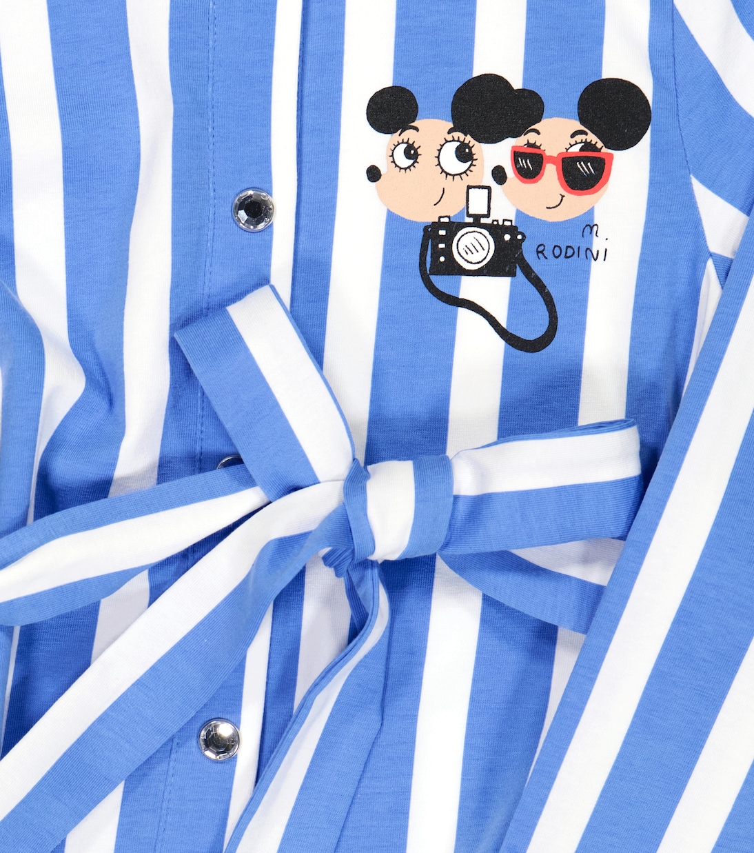 Ritzratz striped cotton-blend jumpsuit | Mini Rodini