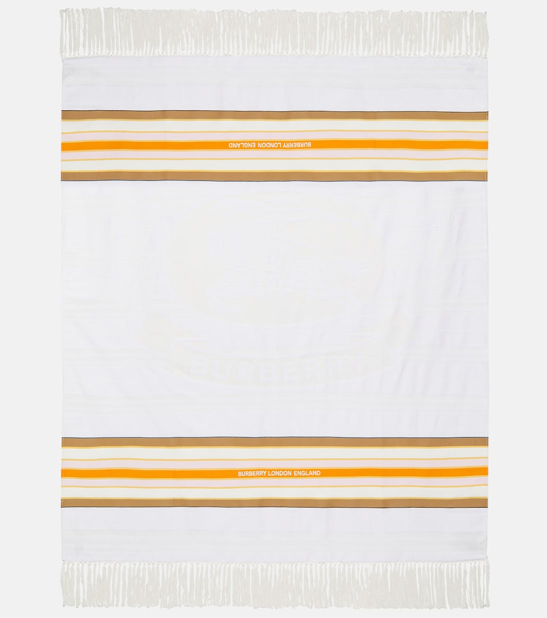 Striped cotton blanket | Burberry