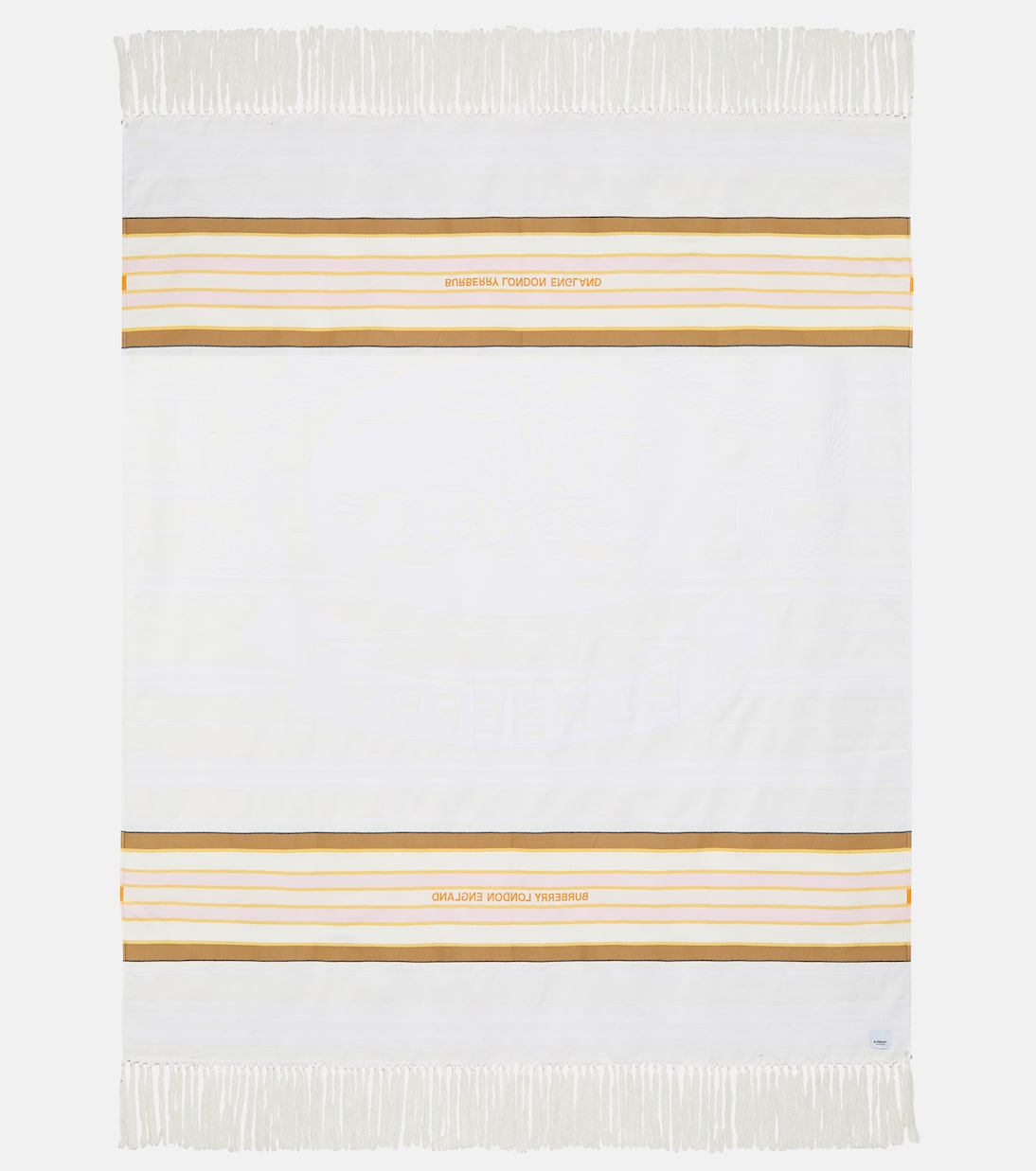 Striped cotton blanket | Burberry