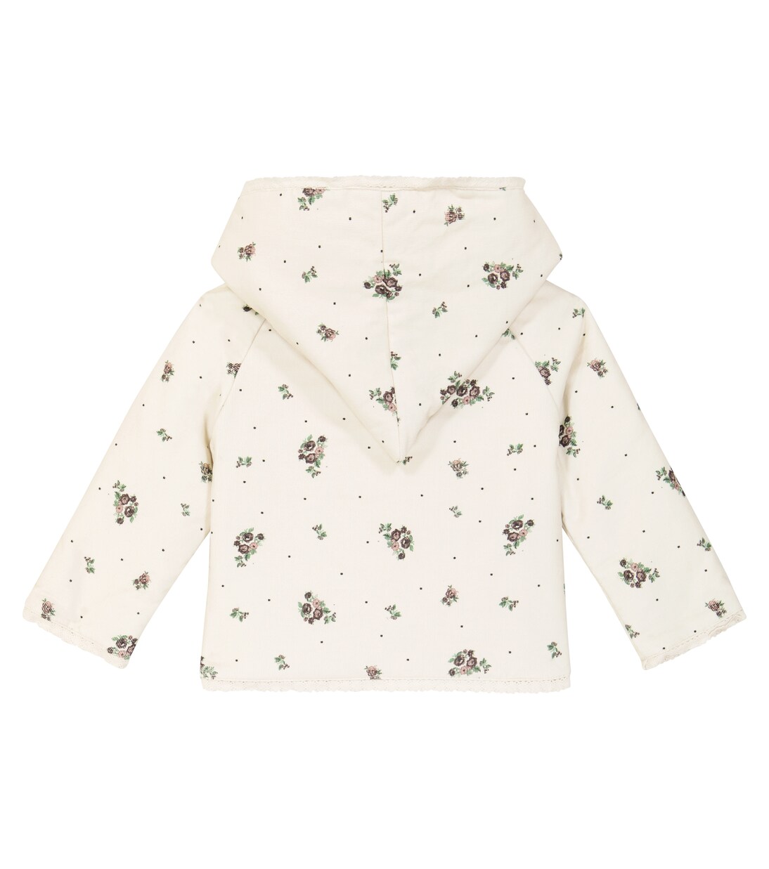 Baby Camille floral corduroy jacket | C'era Una Volta