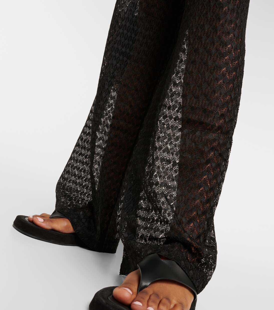 Pantalon ample Sienna en crochet | Melissa Odabash