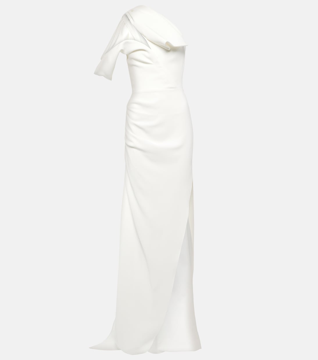 Robe longue asymétrique Darkness | Maticevski