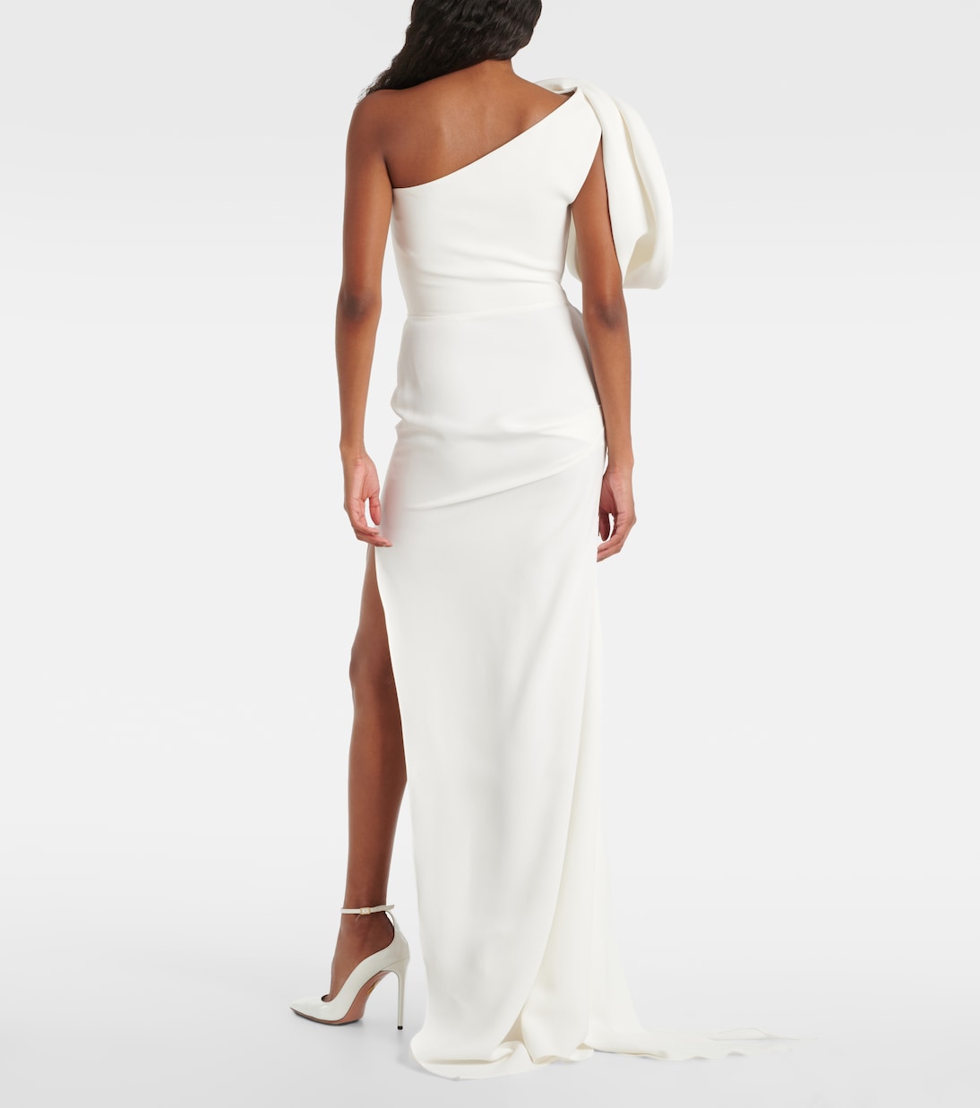 Robe longue asymétrique Darkness | Maticevski