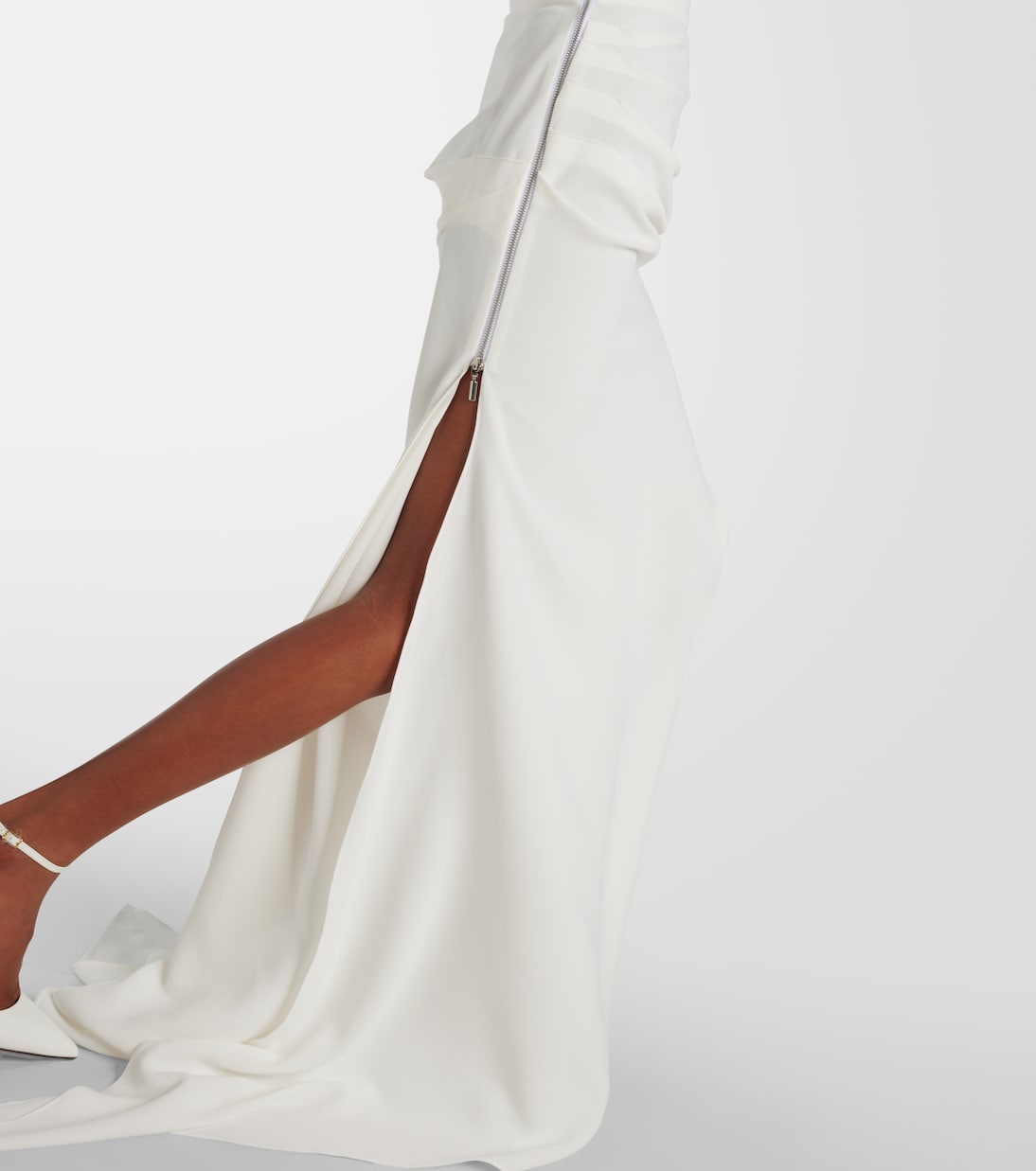 Robe longue asymétrique Darkness | Maticevski