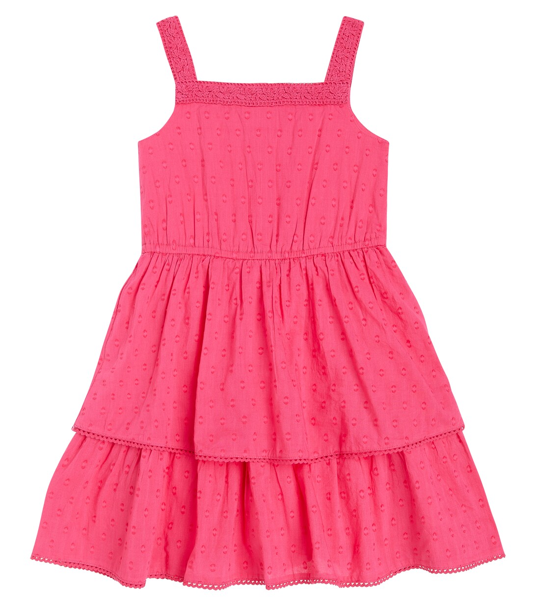 Besticktes Kleid aus Baumwolle mit Spitze | Scotch & Soda Kids