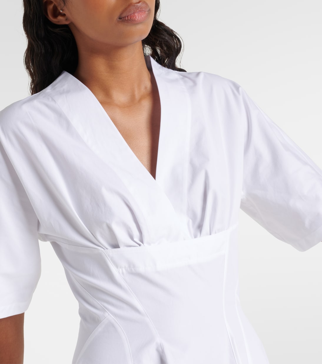 Robe midi en coton | Alaïa