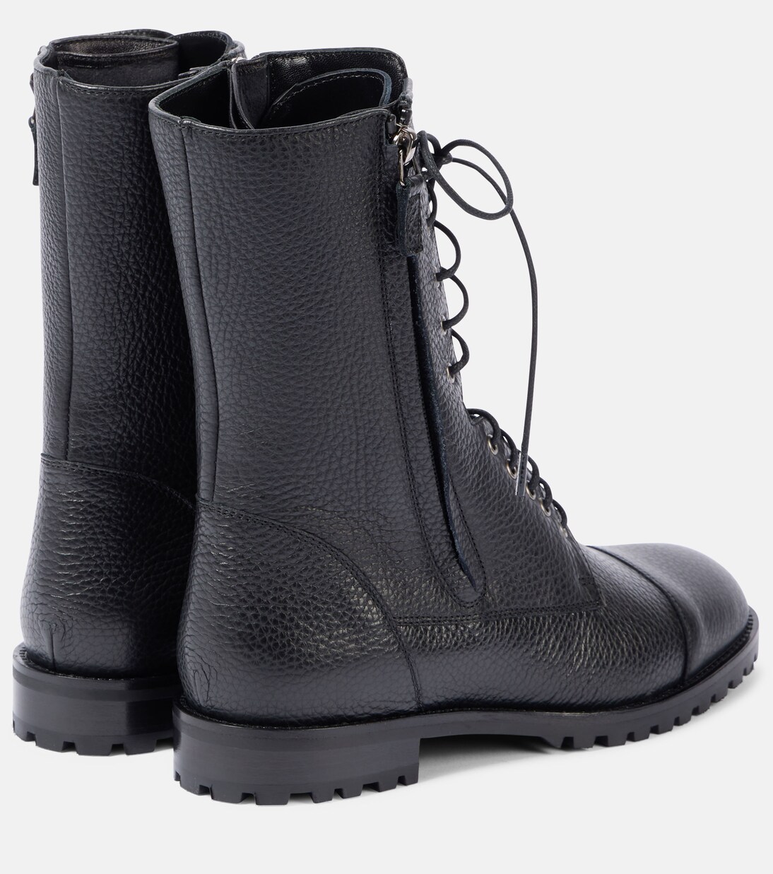 Lugata leather lace-up boots | Manolo Blahnik