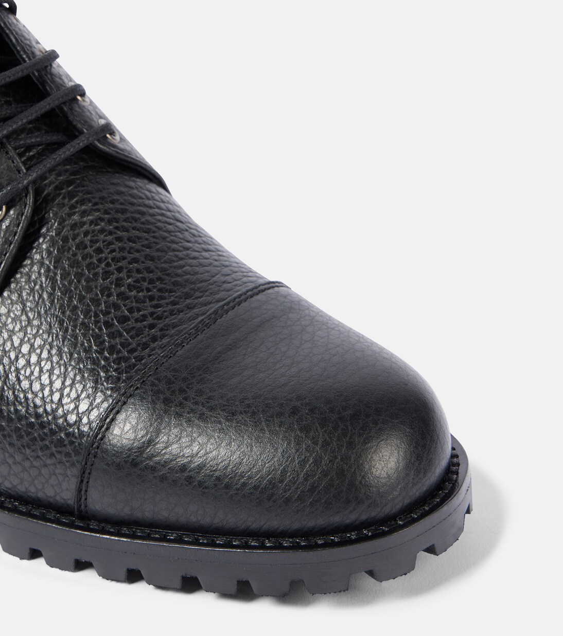 Lugata leather lace-up boots | Manolo Blahnik