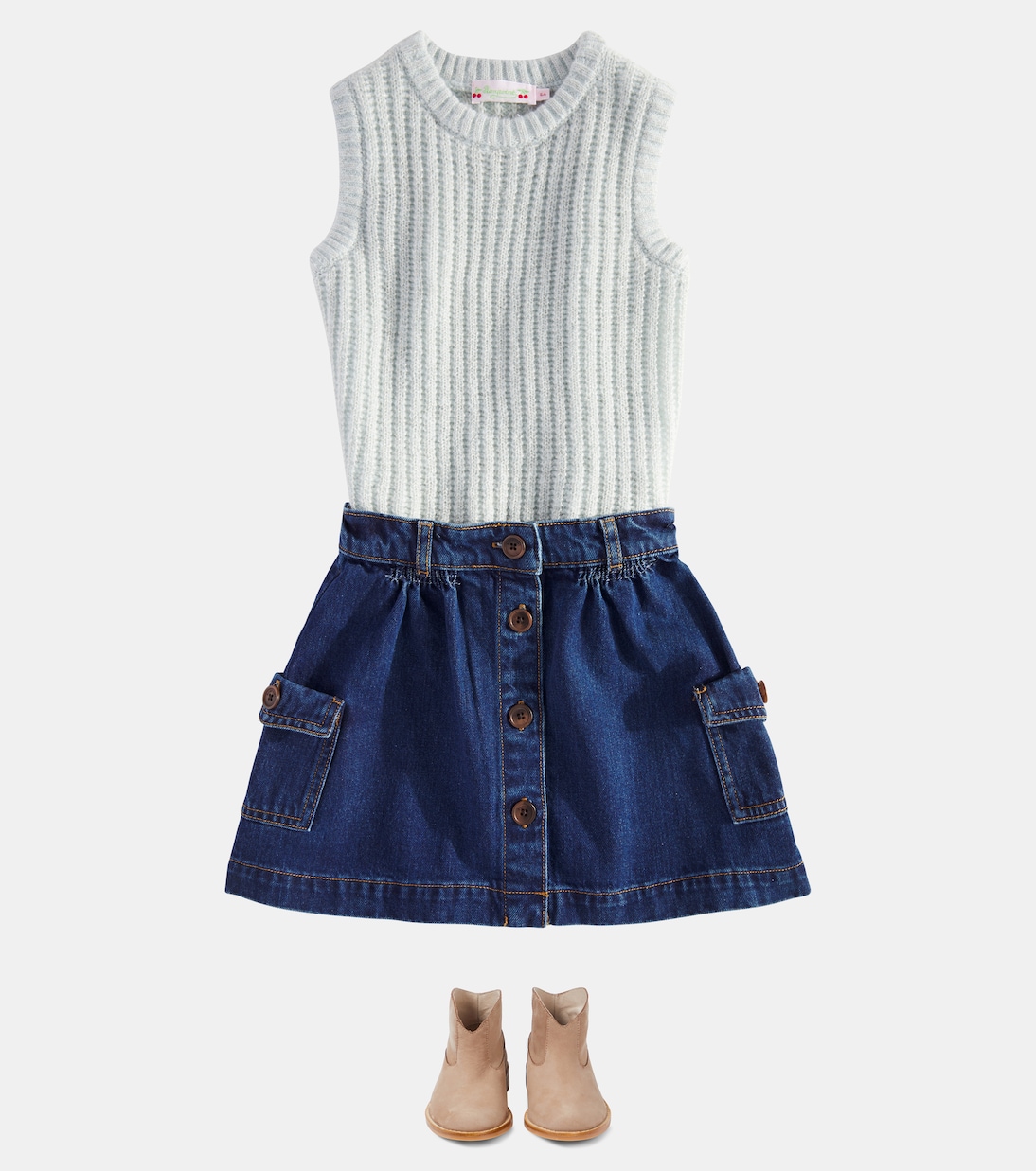 Jupe Génèse en jean | Bonpoint