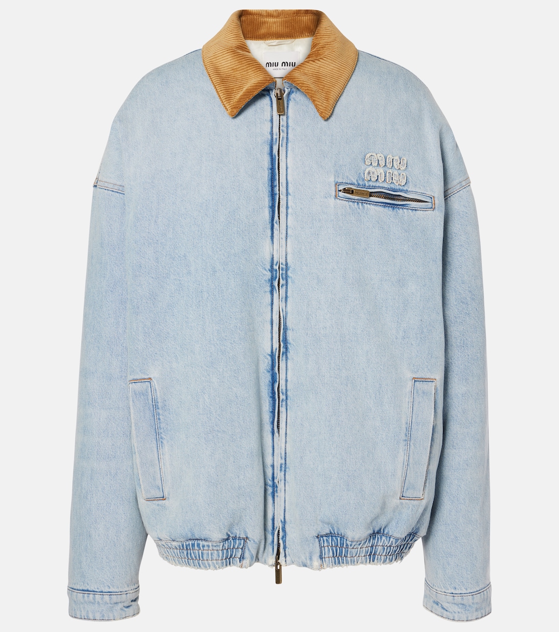 Wattierte Jacke aus Denim | Miu Miu