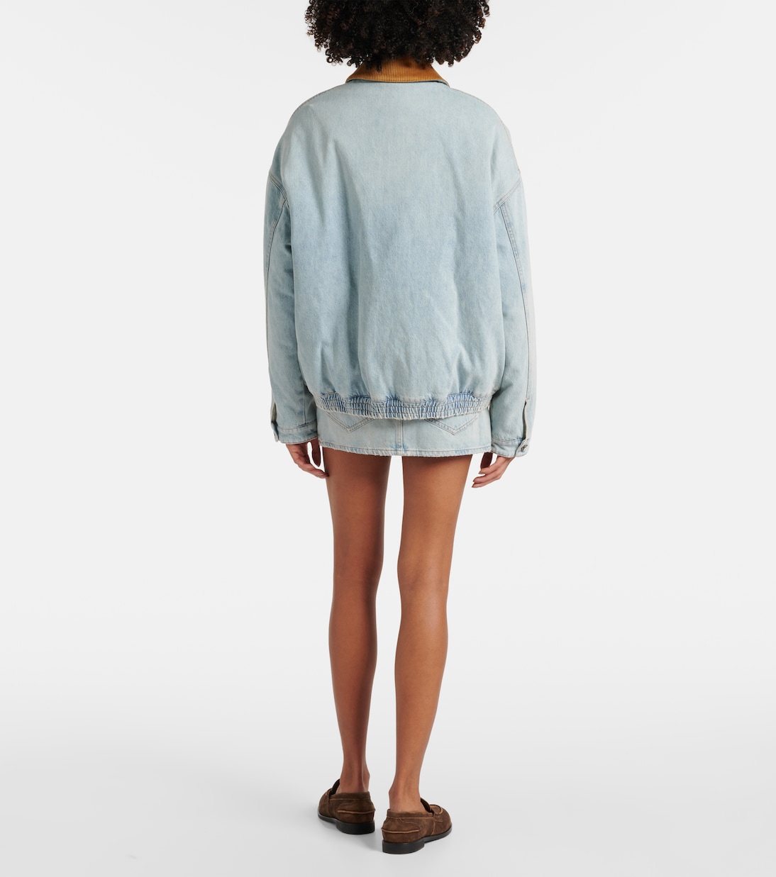 Wattierte Jacke aus Denim | Miu Miu