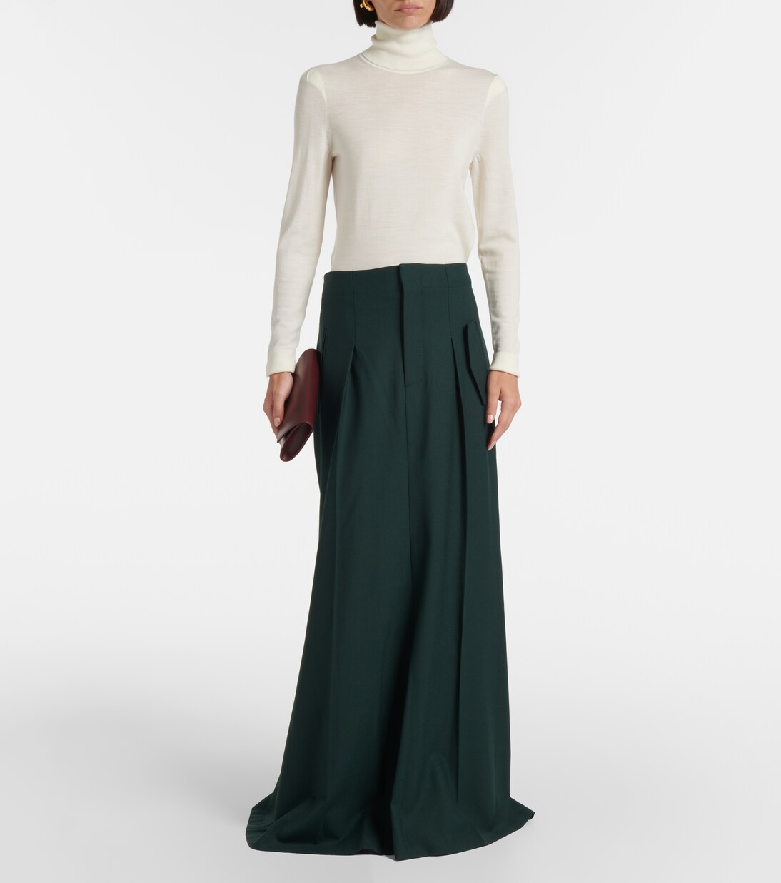 Asymmetric maxi skirt | Victoria Beckham