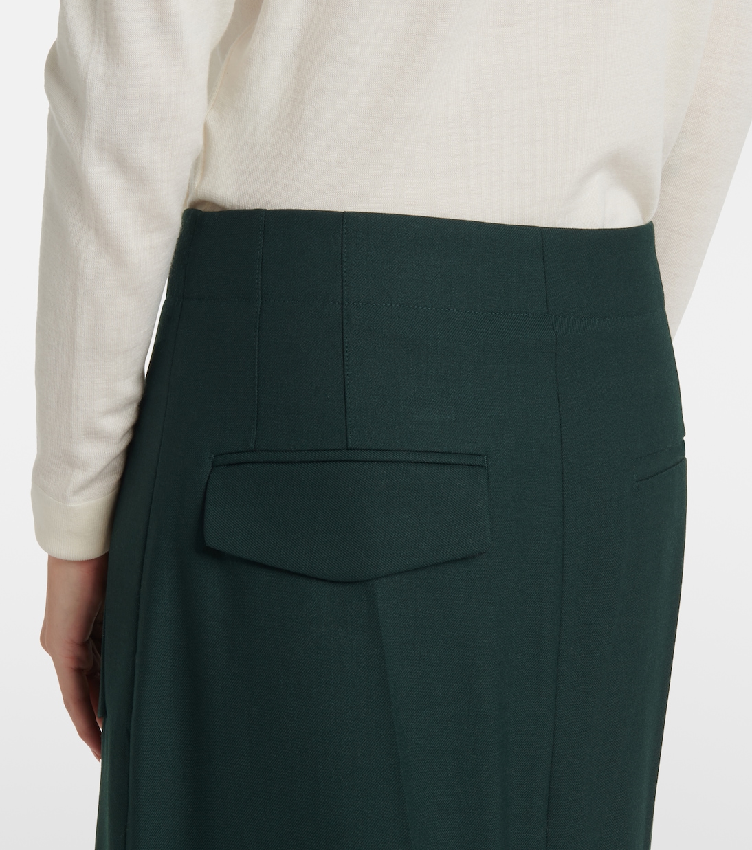 Asymmetric maxi skirt | Victoria Beckham