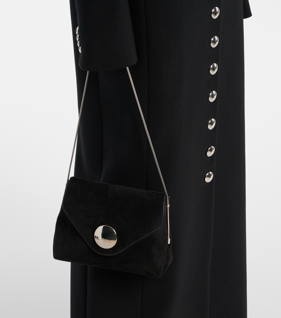 Schultertasche Bobbi aus Veloursleder | Khaite