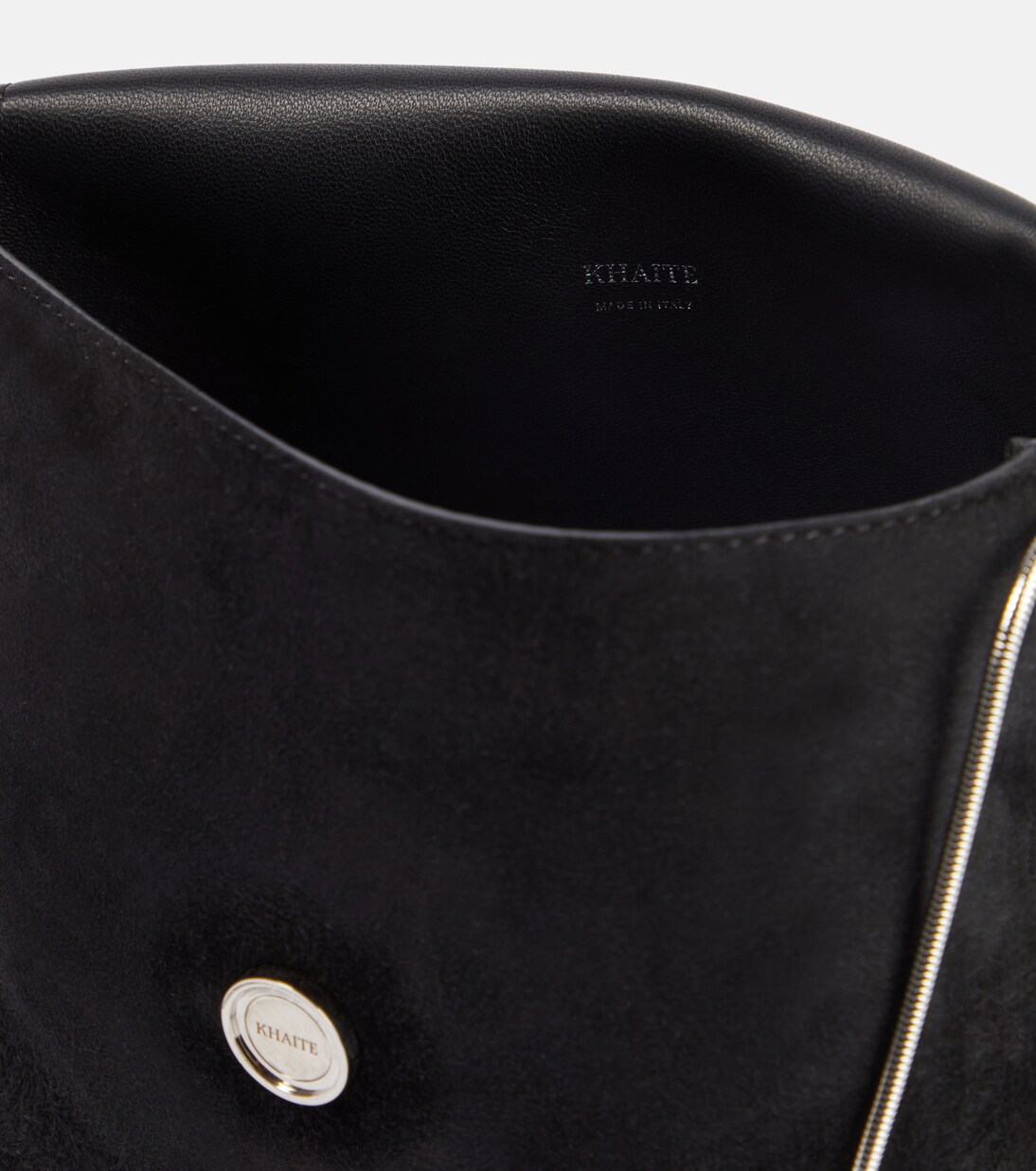 Schultertasche Bobbi aus Veloursleder | Khaite