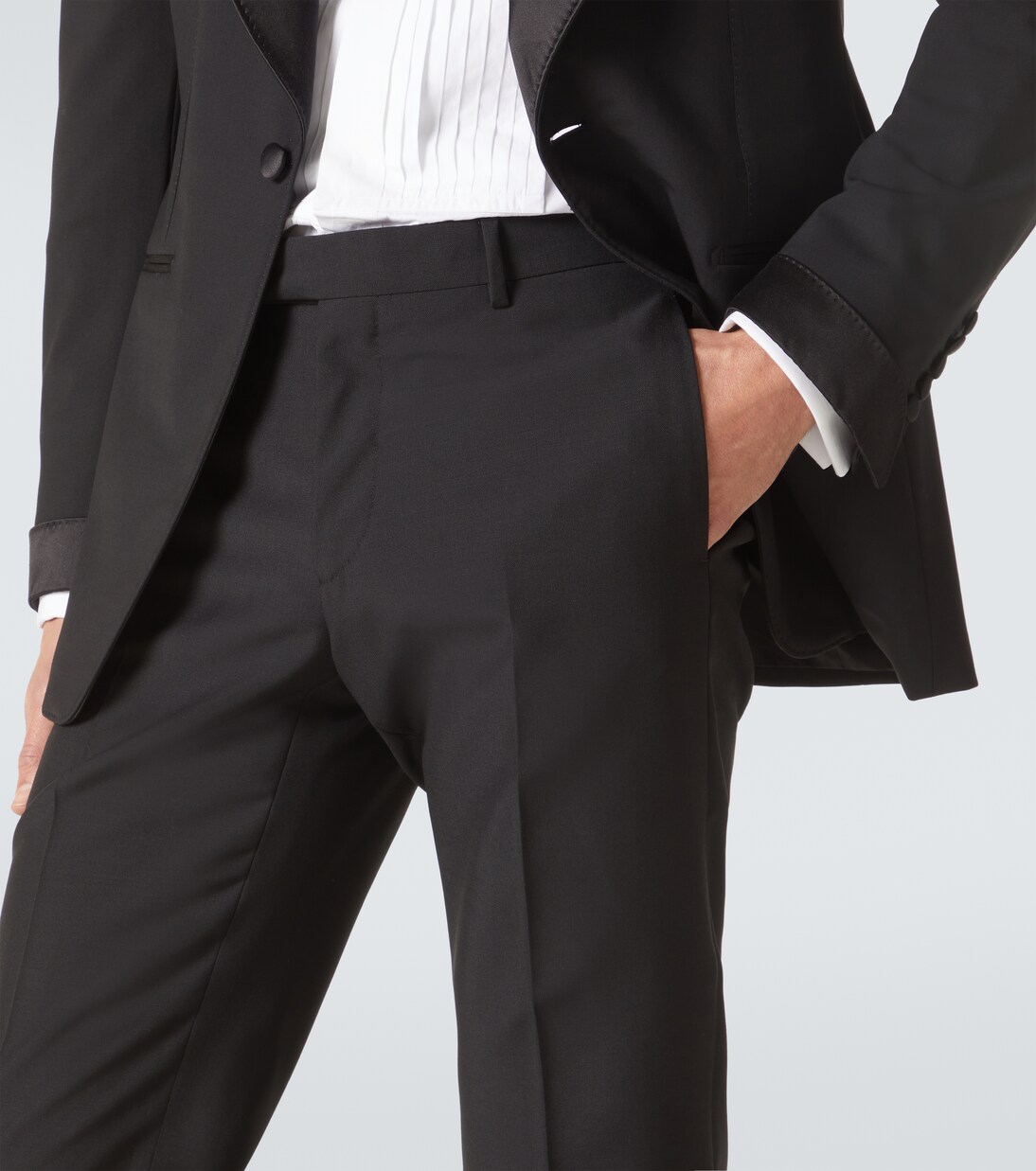 Wool and mohair suit pants | Lardini