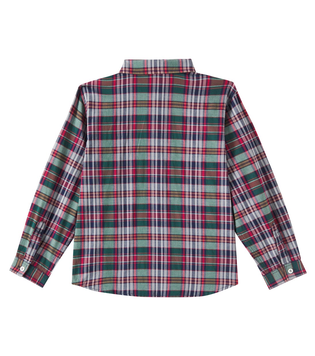 Daho checked cotton shirt | Bonpoint