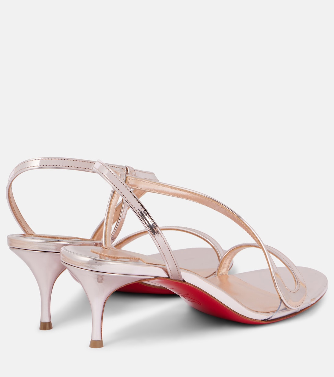 Rosalie metallic leather sandals | Christian Louboutin