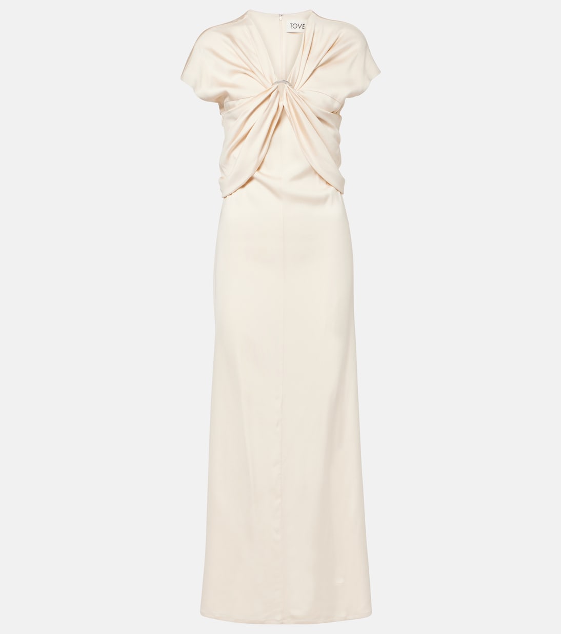 Robe longue Tova en crêpe | Tove