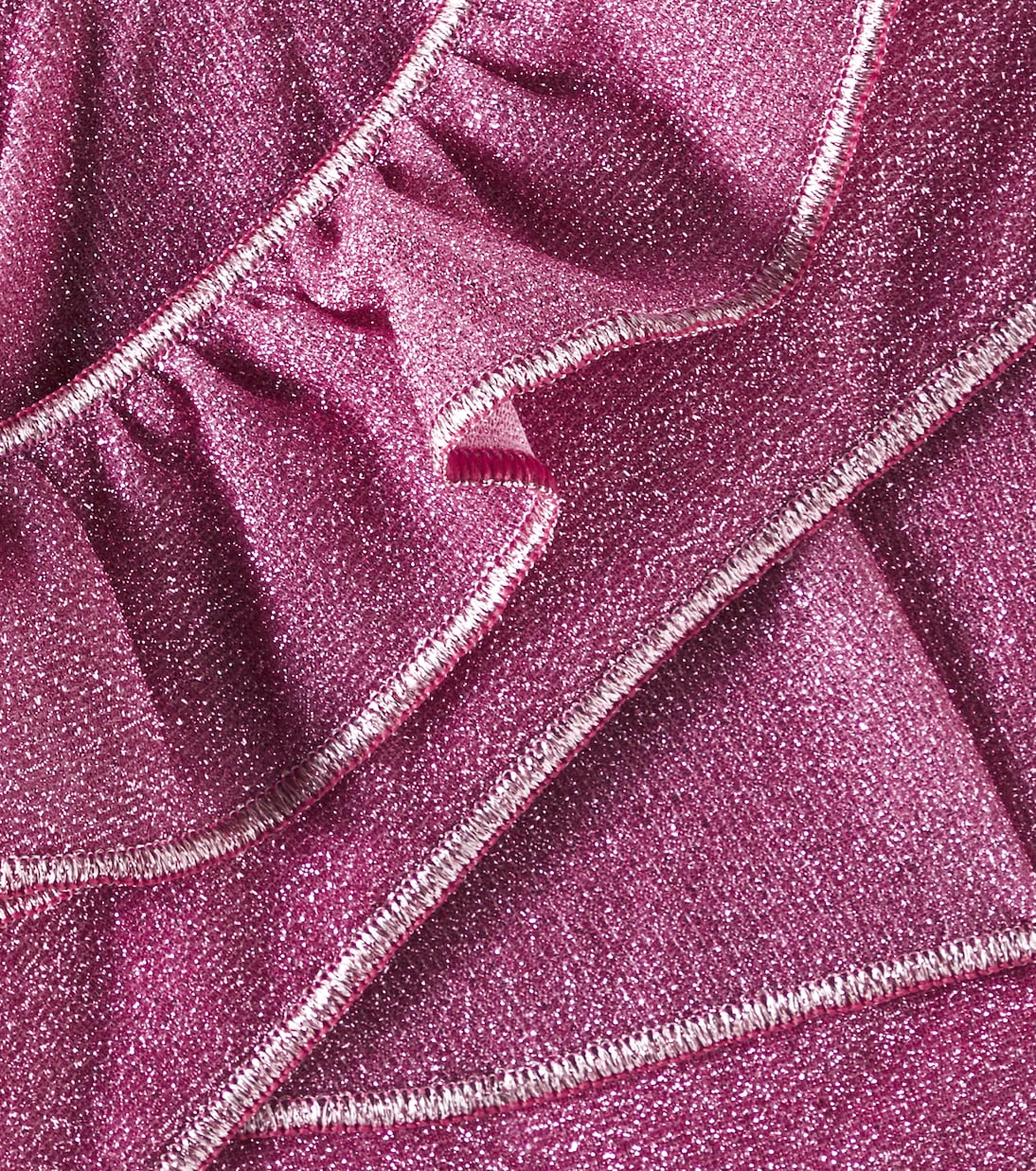 Lumière ruffled lamé bikini | Oséree Kids