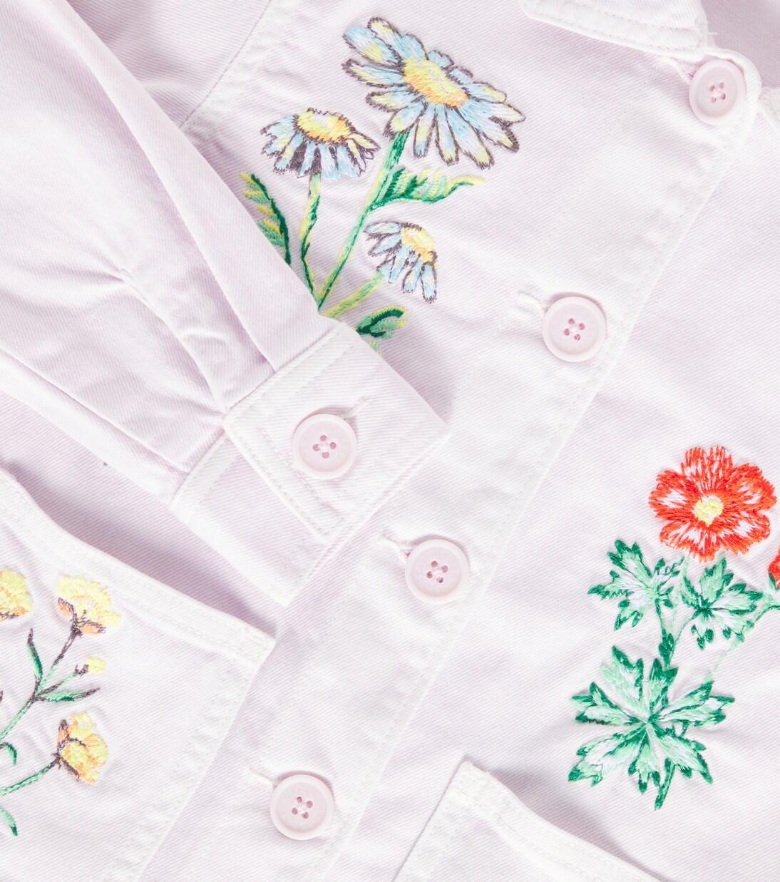 Embroidered cotton jacket | Stella McCartney Kids