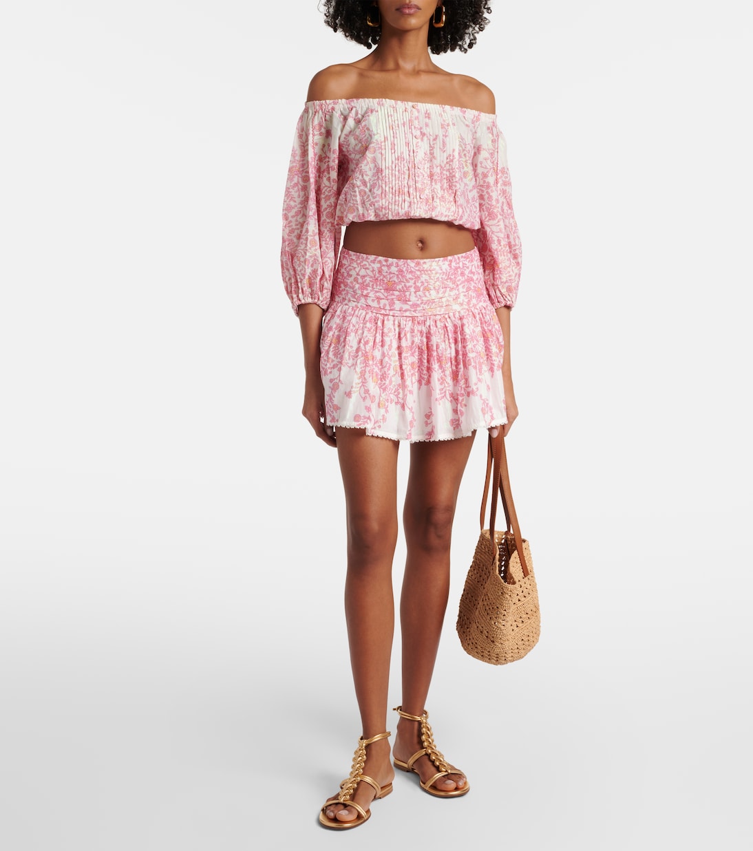 Cropped-Top Bova aus einem Baumwollgemisch | Poupette St Barth