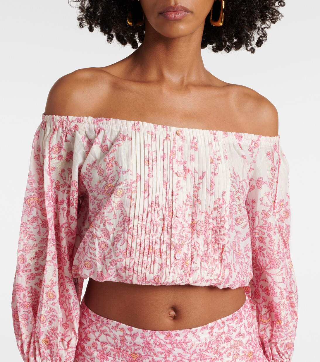 Cropped-Top Bova aus einem Baumwollgemisch | Poupette St Barth