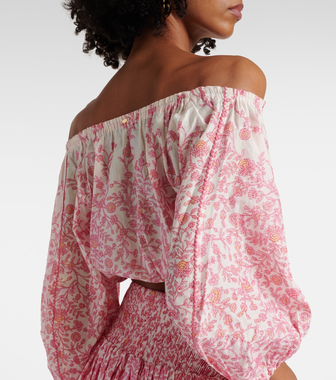 Cropped-Top Bova aus einem Baumwollgemisch | Poupette St Barth