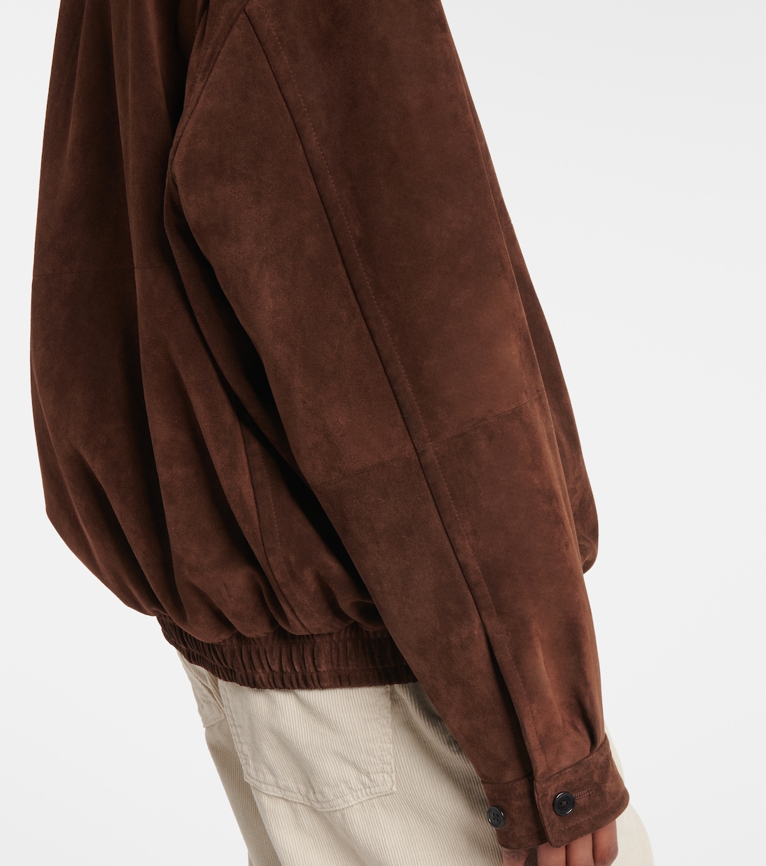 Roana suede bomber jacket | The Row